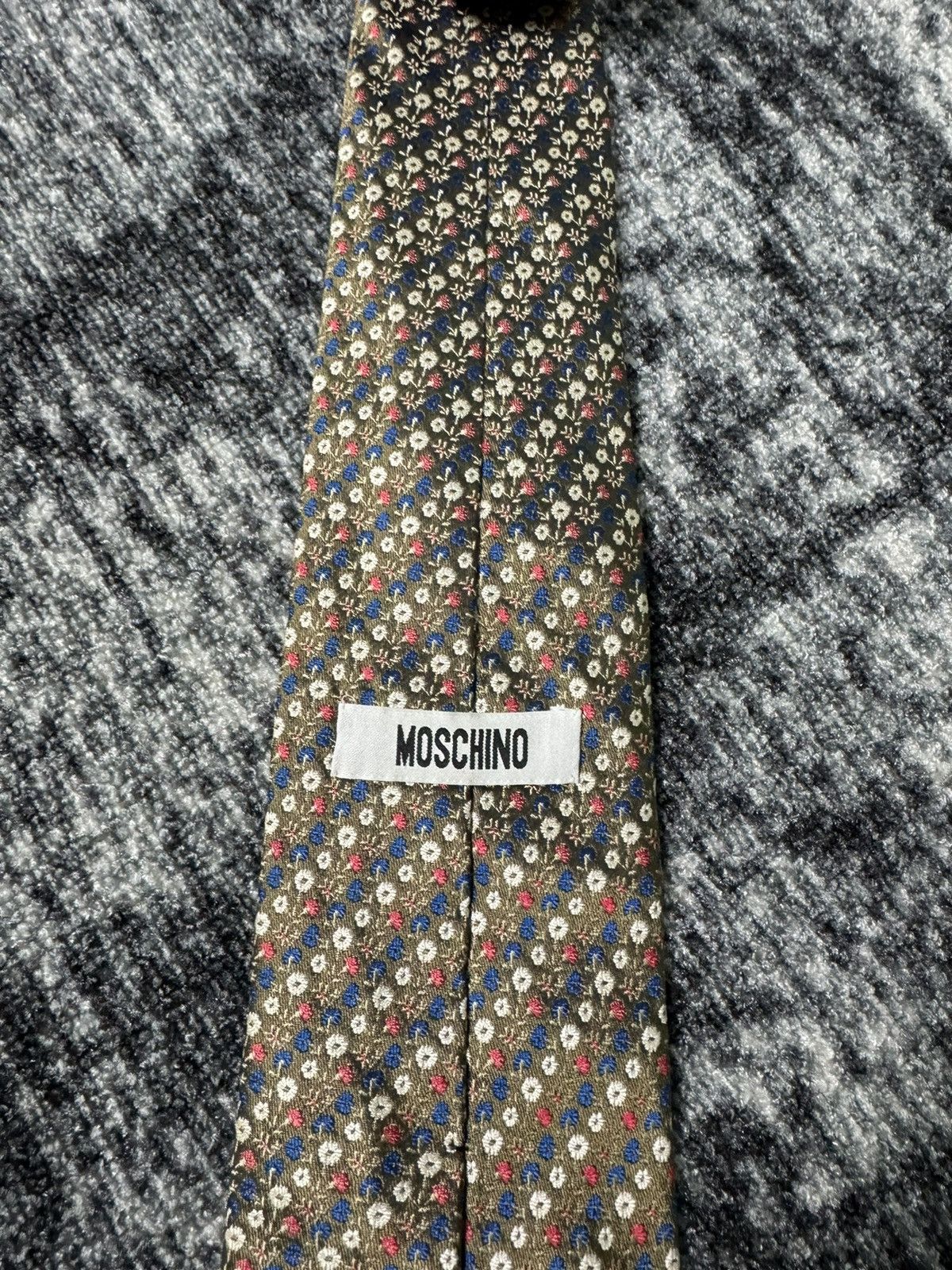 Moschino Vintage Moschino Tie Flowers Print Luxury Y2K STYLE 90s Size ONE SIZE - 4 Thumbnail