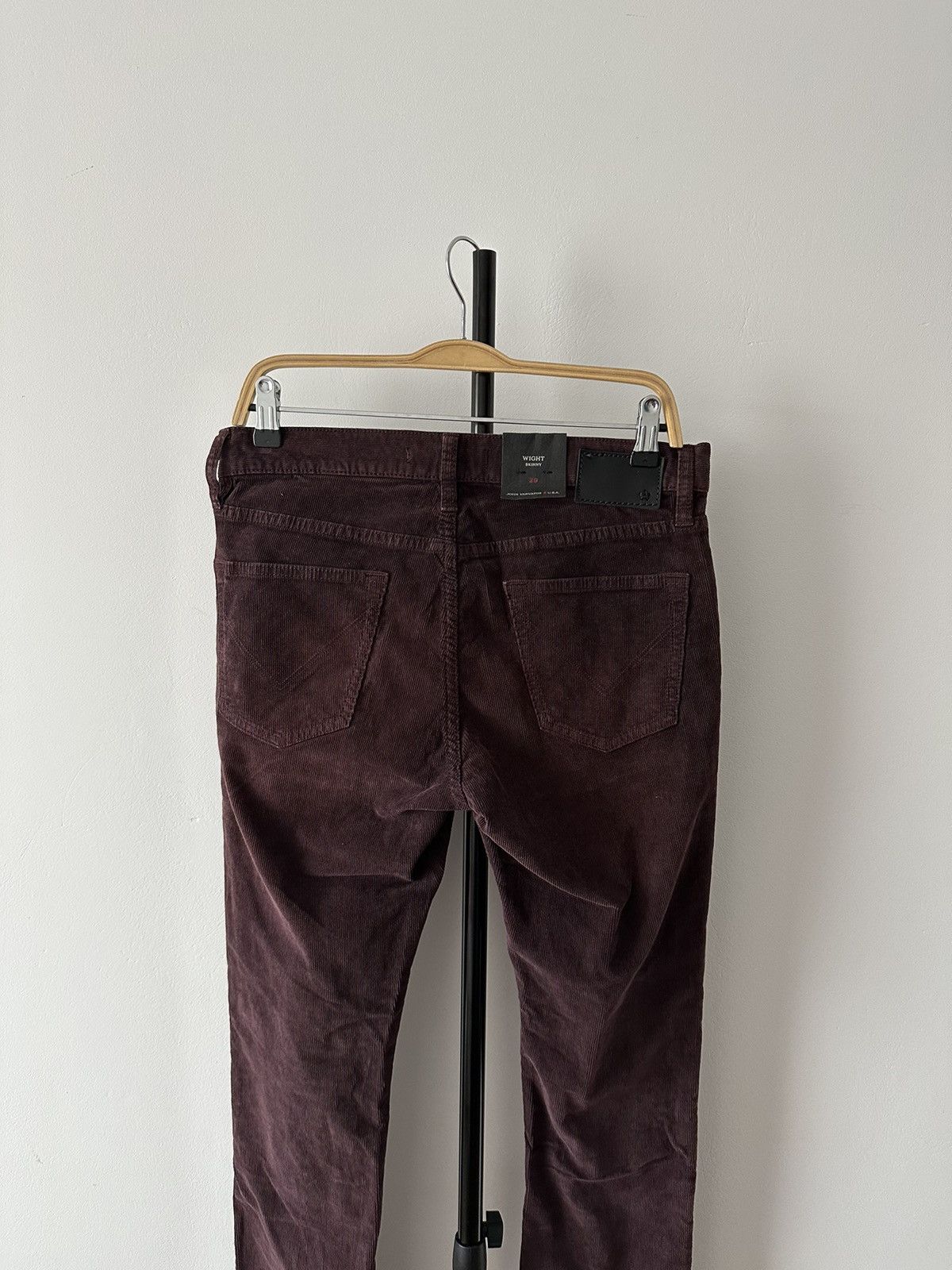 John Varvatos John Varvatos USA Corduroy Pants Burgundy Wight Skinny Fit Size US 30 / EU 46 - 8 Thumbnail