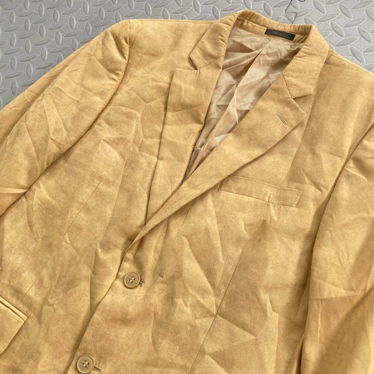 Andrew Fezza Vintage Microsuede Blazer Size 40S - 4 Thumbnail