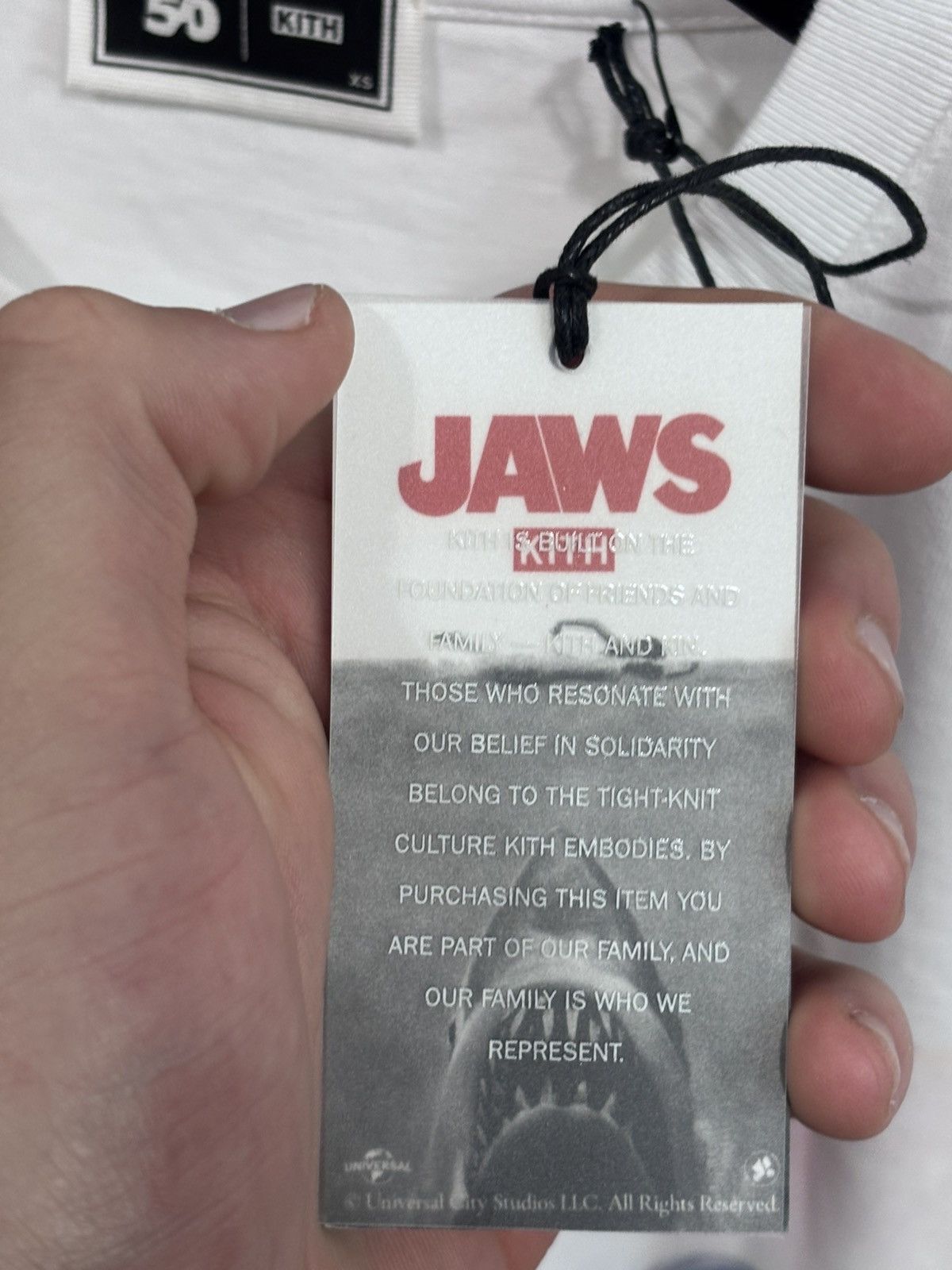 Kith Kith x Jaws White Tee 50th Anniversary Size US XS / EU 42 / 0 - 4 Thumbnail