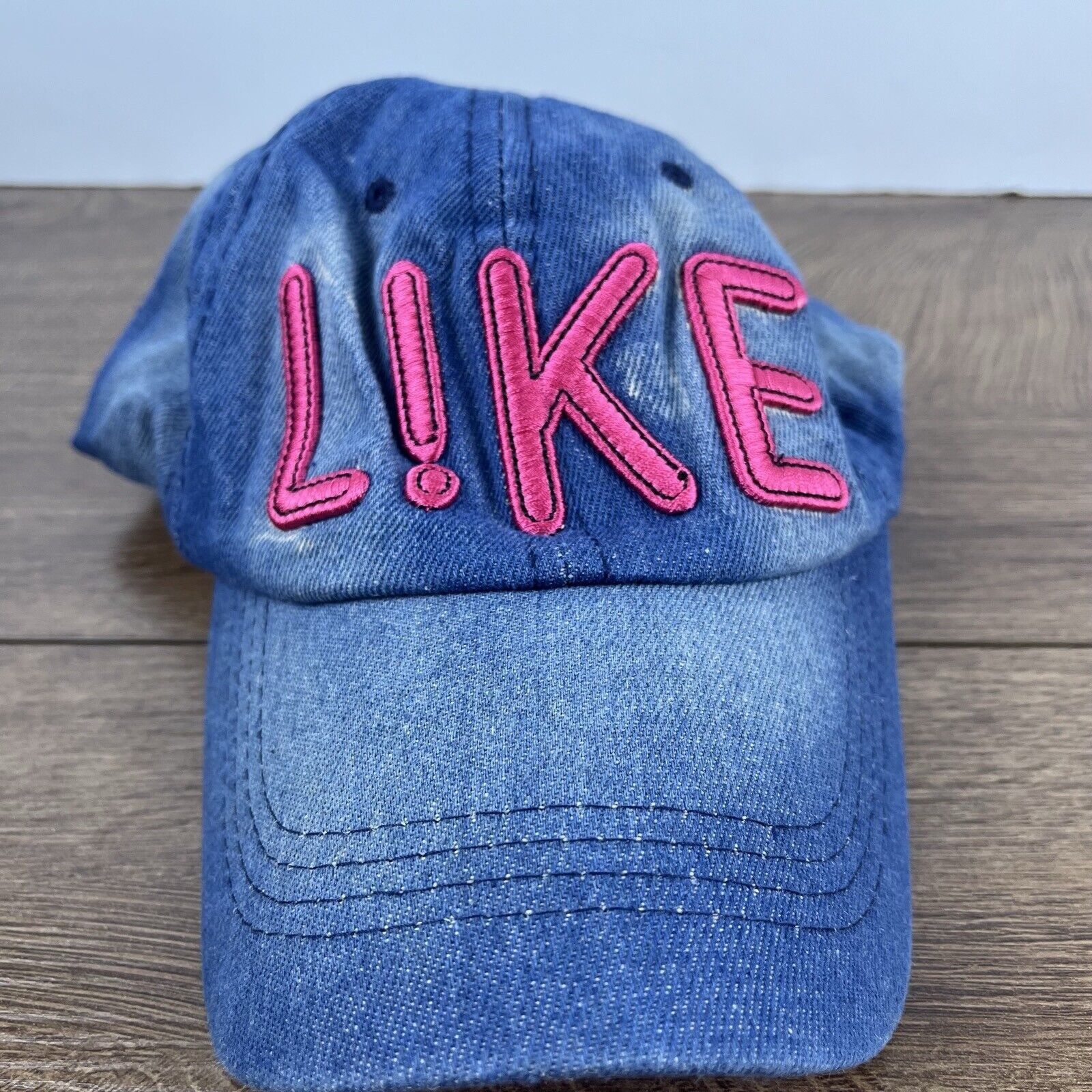 Other LIKE Hat Like Hat Blue Cap Adjustable Blue Adult Size Hat Size ONE SIZE - 2 Thumbnail