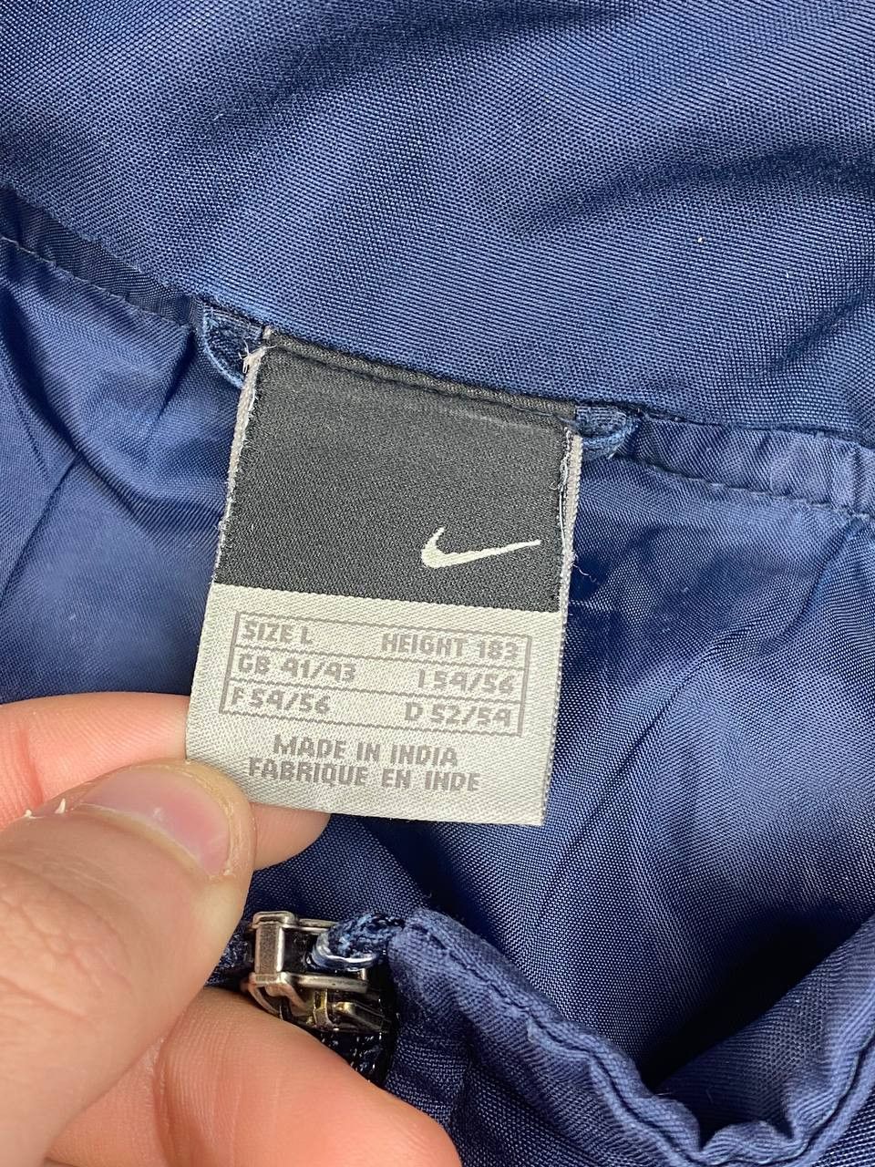 Nike Vintage Nike TrackSuit Jacket And Pants Striped Swoosh 00s Size US L / EU 52-54 / 3 - 4 Thumbnail
