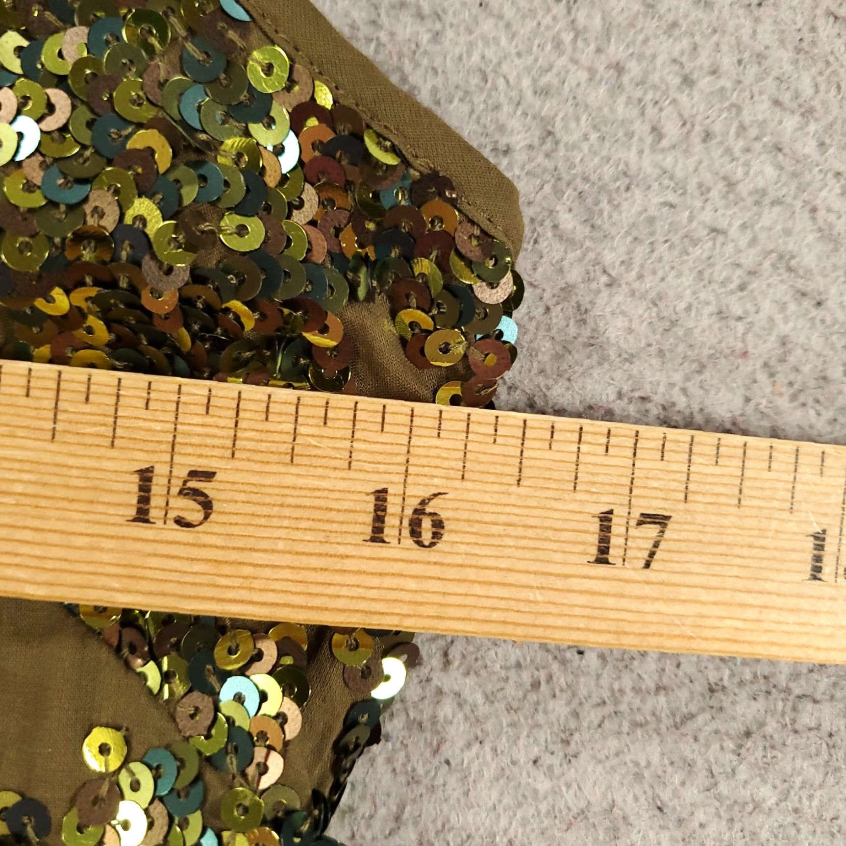 ladies sparkly dress Velvi - Sylvia Mini - Champagne - Long Sleeve Sequin Short Dress - Final Sale Size:24 USA this party dress will sexy jeans Popular Summer Dress Porn