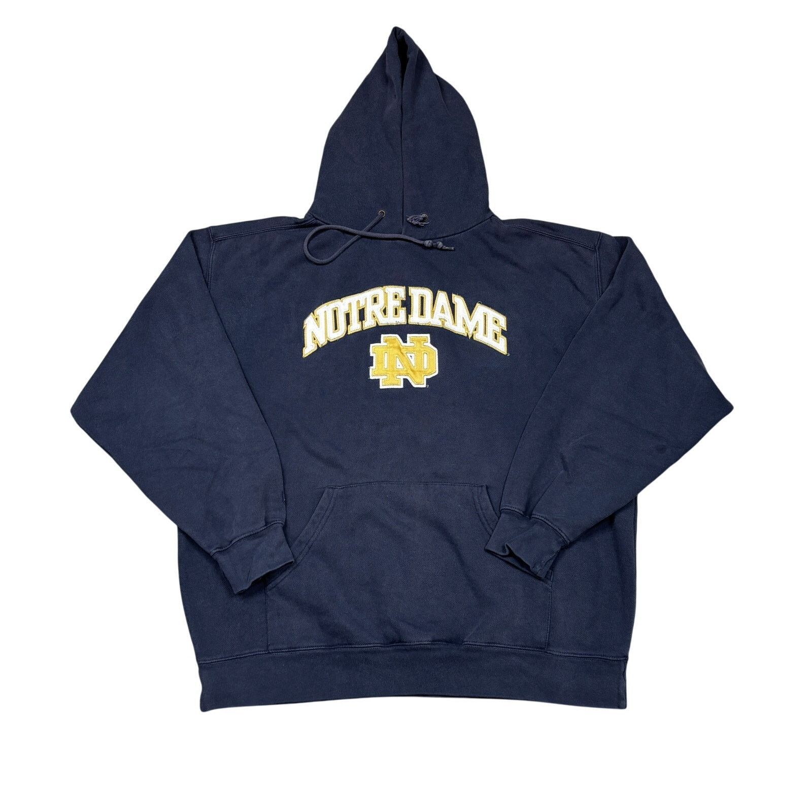 Jansport × Vintage Vintage 90s Jansport Notre Dame Fighting Irish Hoodie XL Size US XL / EU 56 / 4 - 1 Thumbnail