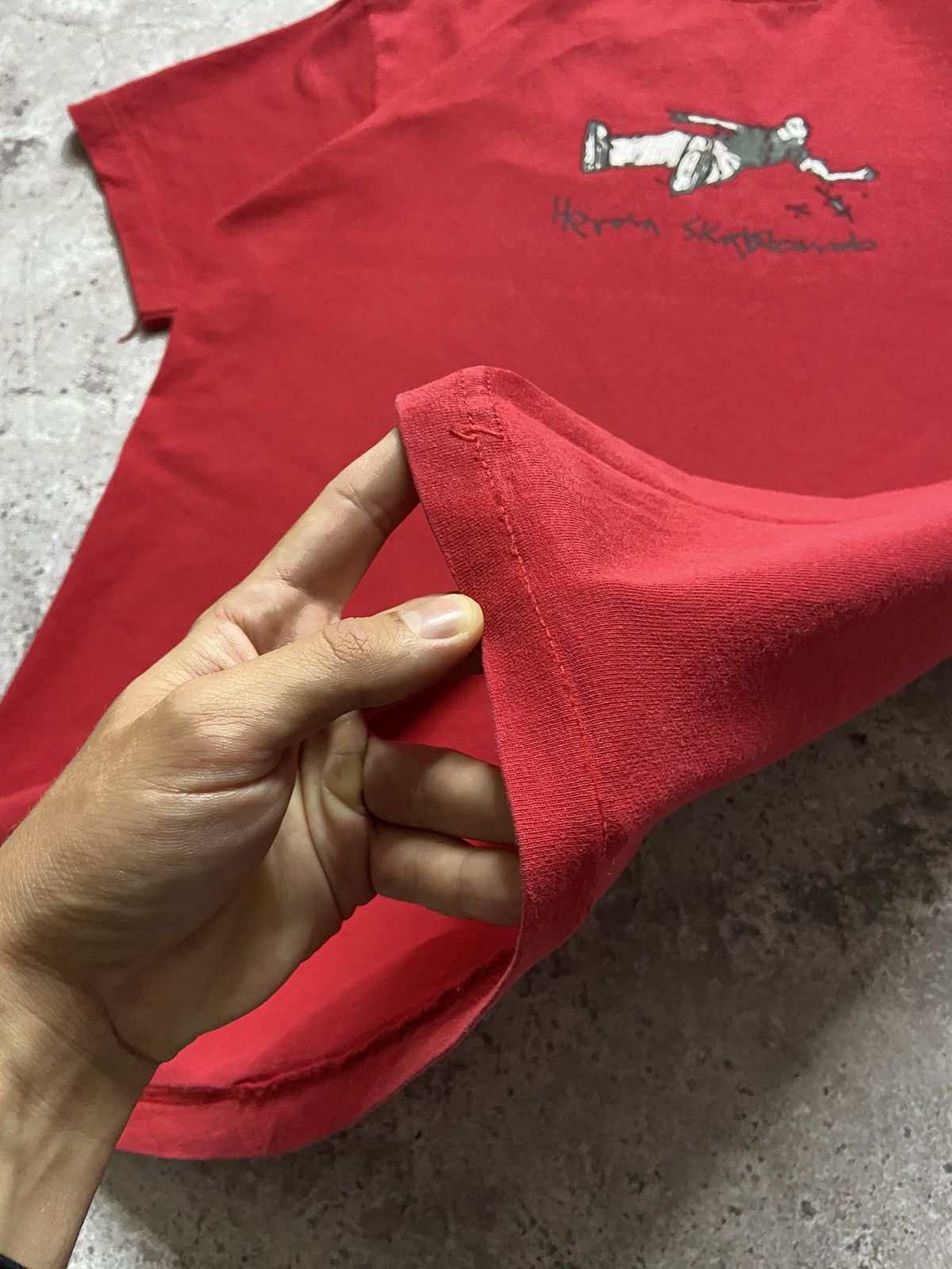 Vintage Vintage Heroin Skateboarding Dead Logo Tee Size US L / EU 52-54 / 3 - 4 Thumbnail