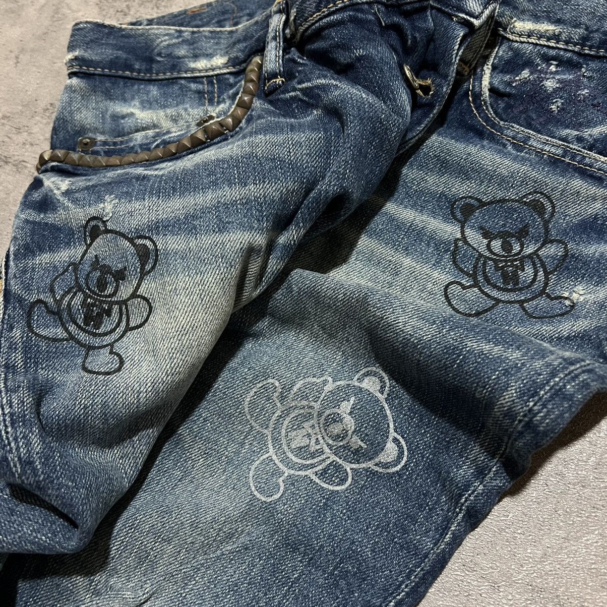 Hysteric Glamour Hysteric Glamour Fuck Bear Studded Jeans Size 30" / US 8 / IT 44 - 4 Thumbnail