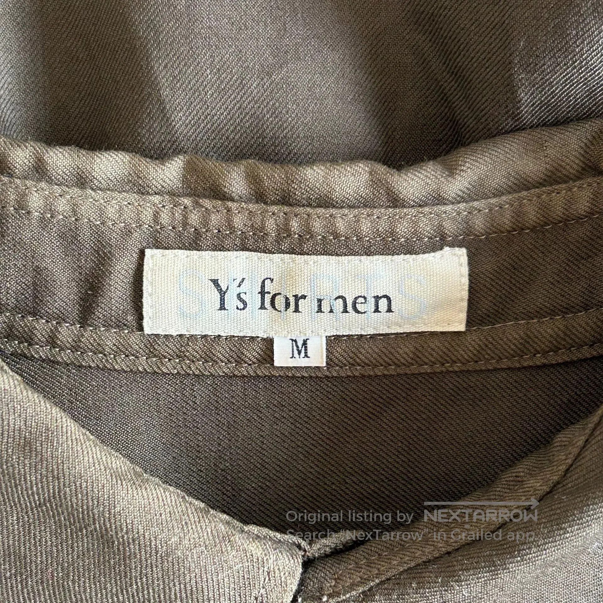 Y's for Men Yohji Yamamoto Olive Green Wool Shirt. Size US M / EU 48-50 / 2 - 5 Thumbnail