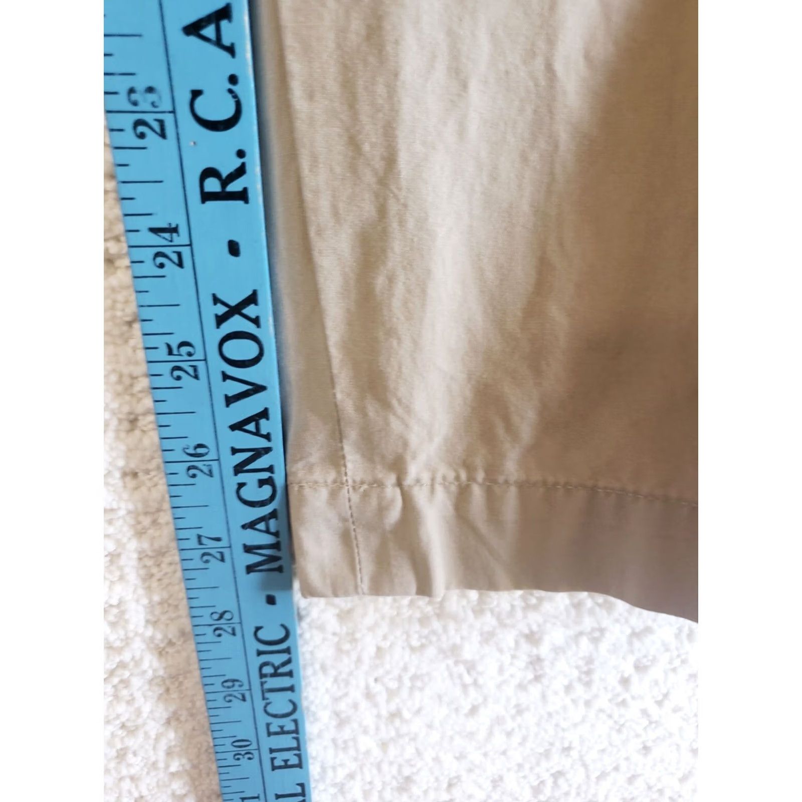 Brooks Brothers Brooks Brothers 346 Khaki Chino Pants Beige Flat Front Men's Size 34 x 28" 30" Tag Flat Front Classic Fit Regular Pants Mens Beige Size US 34 / EU 50 - 7 Thumbnail