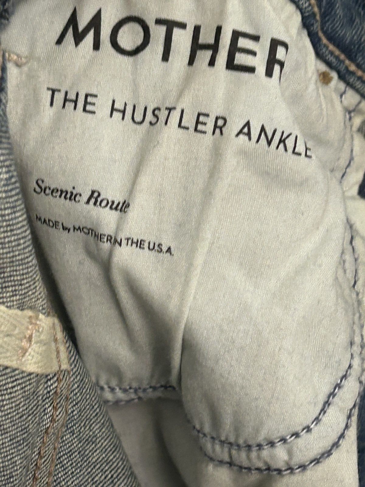 MOTHER Mother Jeans Women's 26 The Hustler Ankle Scenic Route Wash Size 26" / US 2 / IT 38 - 5 Thumbnail