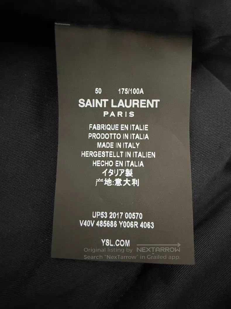 Saint Laurent Paris Saint Laurent Paris Blue Corduroy Baseball Jacket i Size US M / EU 48-50 / 2 - 5 Thumbnail