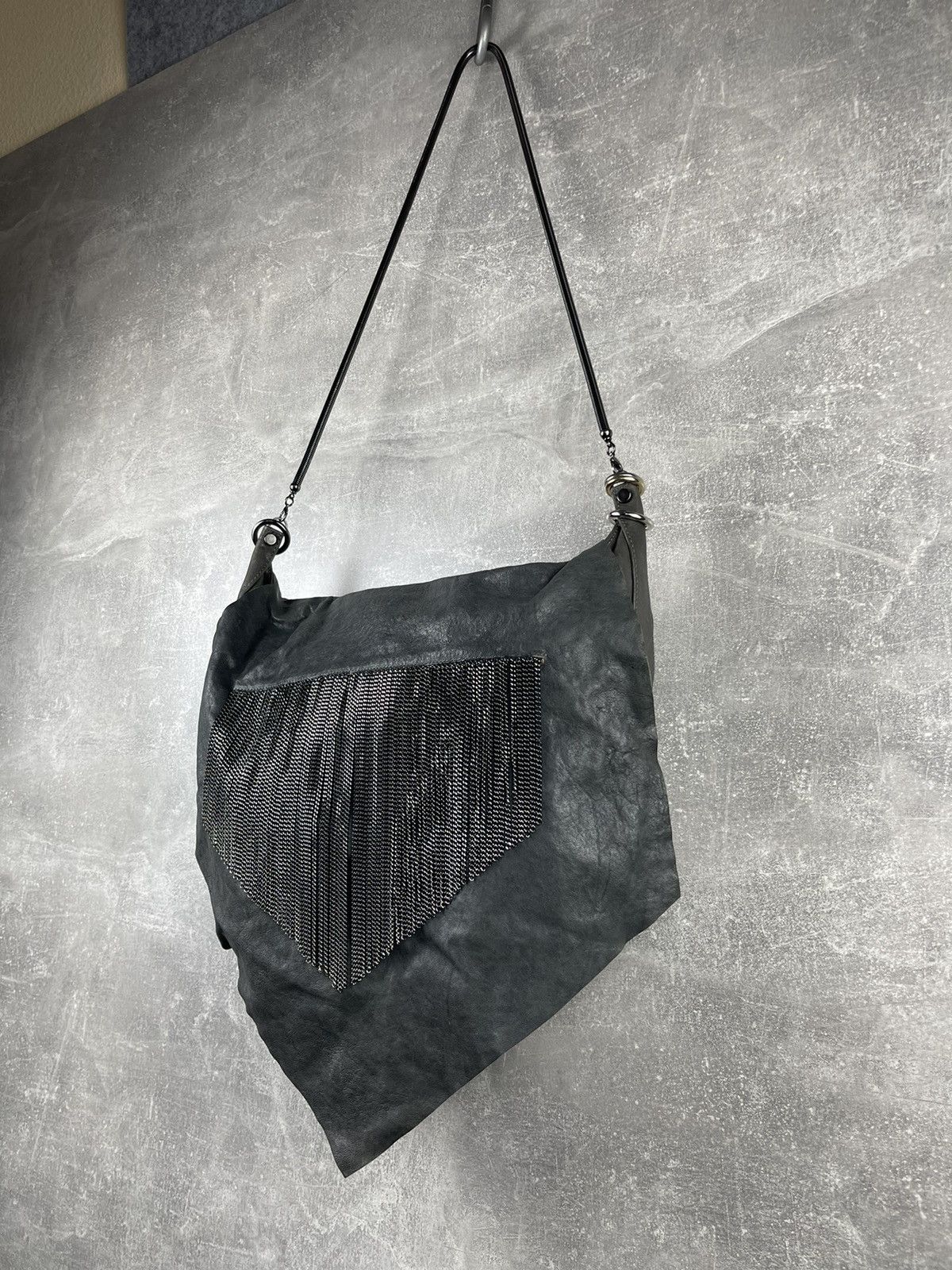 Other Avant Garde de Couture Gray Leather Shoulder Bag Italy Size ONE SIZE - 2 Thumbnail