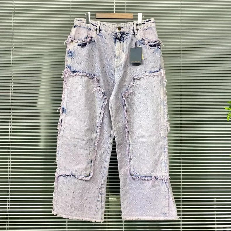 Louis Vuitton LOUIS VUITTON presbyopia and full print jeans 2504-Nextarro Size US 32 / EU 48 - 1 Thumbnail