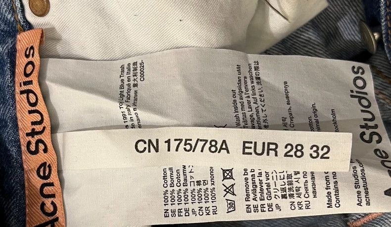 Acne Studios acne studios1991 jeans 2503-Nextarrow Size US 28 / EU 44 - 1 Preview