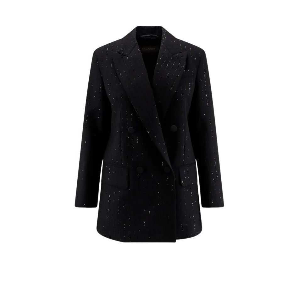 Max Mara MAX MARA Appia Black Wool Blazer Jacket New & Authentic (Wom Size M / US 6-8 / IT 42-44 - 1 Thumbnail