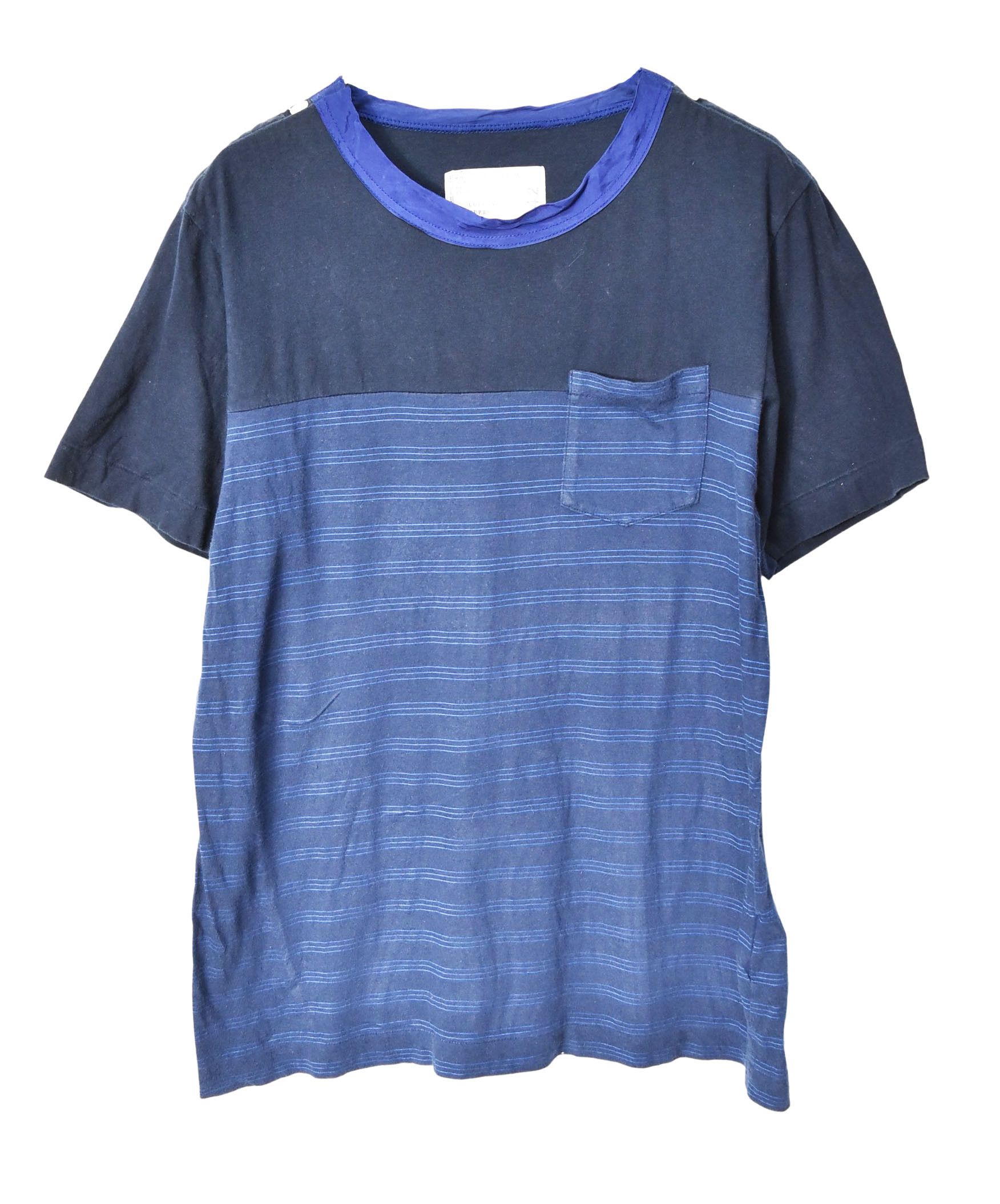 Sacai stripe pocket t-shirt 27212 - 739 58 Size US S / EU 44-46 / 1 - 1 Thumbnail