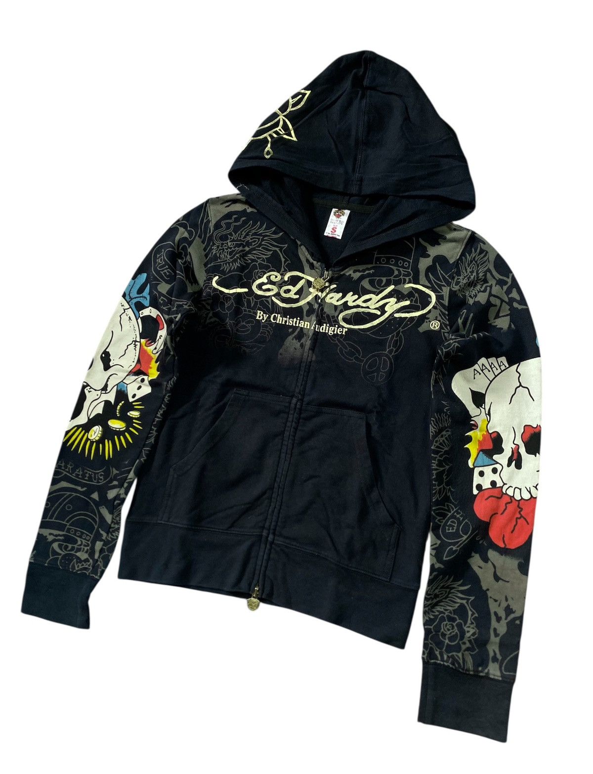 Ed Hardy Y2k Ed Hardy skull ifsixwasnine style zip hoodie Size US S / EU 44-46 / 1 - 3 Thumbnail