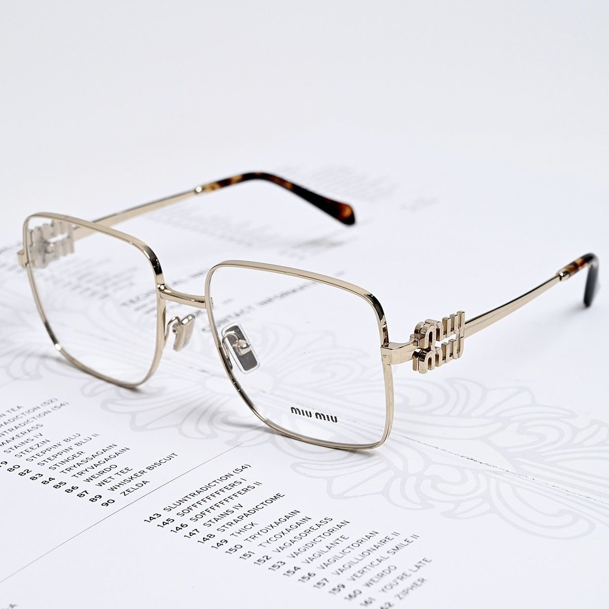 Miu Miu MIU MIU 0MU 51XV GLASSES Size ONE SIZE - 2 Thumbnail