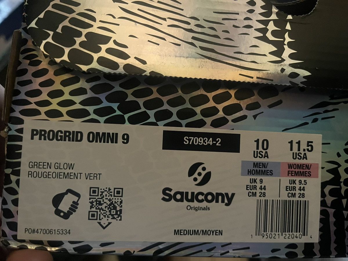 Saucony Saucony Pro Grid Omni 9 Armour Glowaconstrictor Size US 10 / EU 43 - 7 Thumbnail