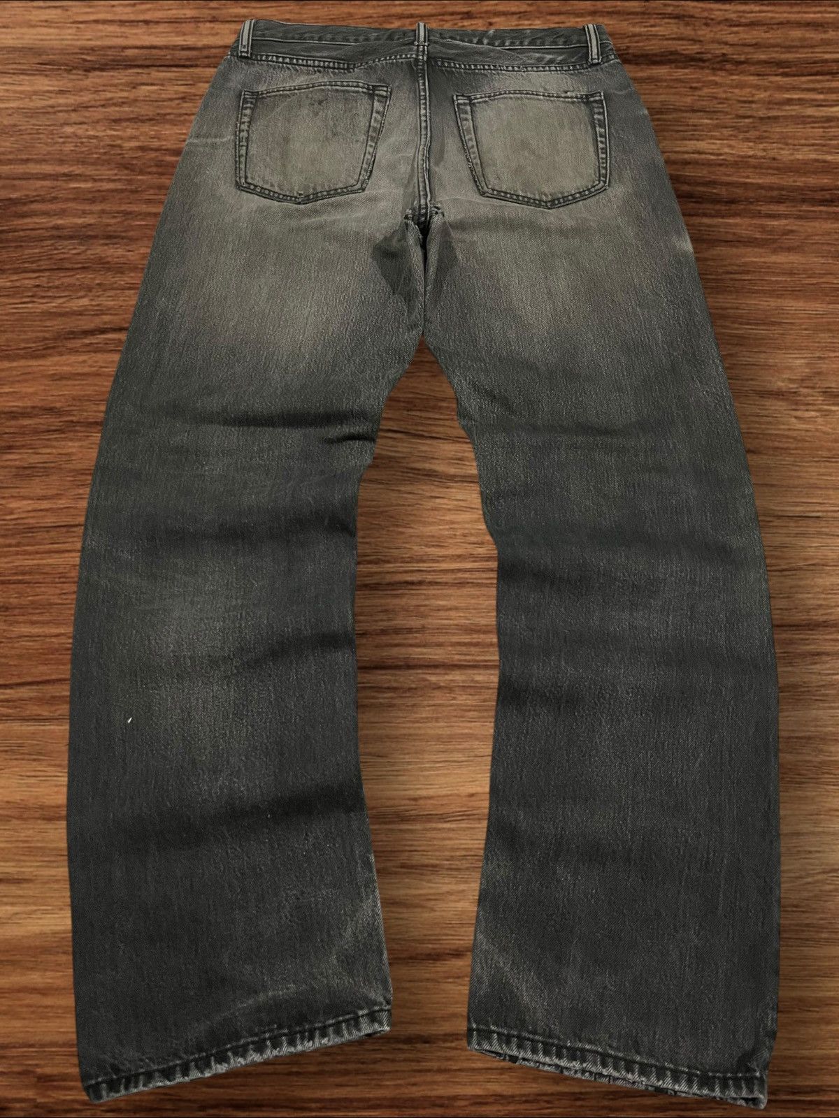 Japanese Brand × Jun Takahashi × Uniqlo Vintage Japanese Brand Uniqlo Distressed Loose Fit Jeans Size US 32 / EU 48 - 2 Thumbnail