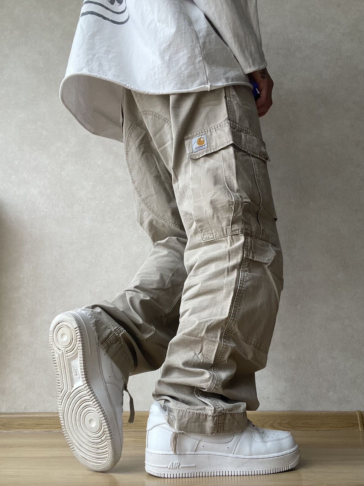 Carhartt Carhartt Cargo Double Knee Baggy Ripstop Pants Travis Style Size US 34 / EU 50 - 3 Thumbnail