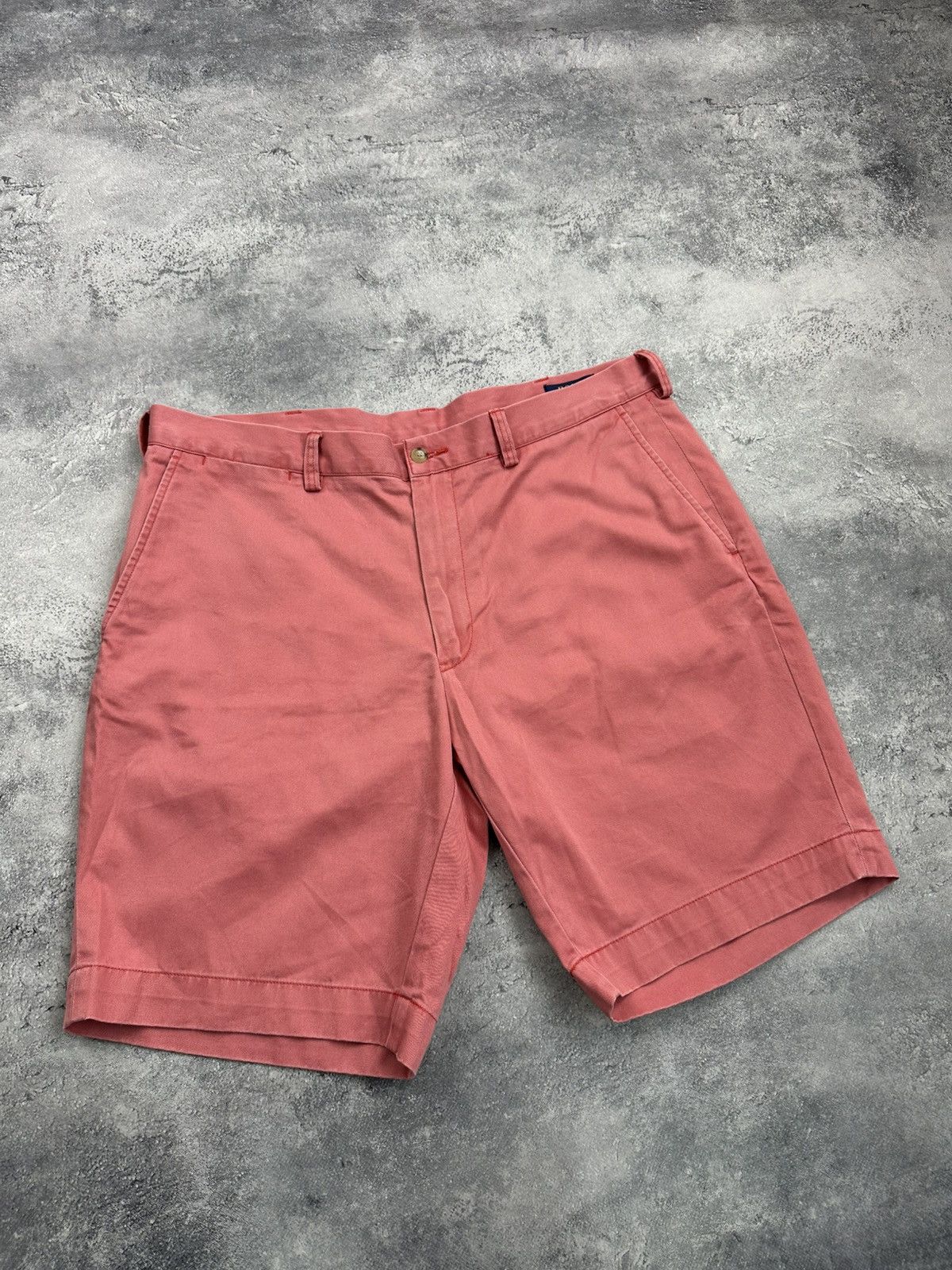 Polo Ralph Lauren Vintage Polo Ralph Lauren Chino Pink Shorts Y2K Classic 36 Size US 36 / EU 52 - 2 Thumbnail