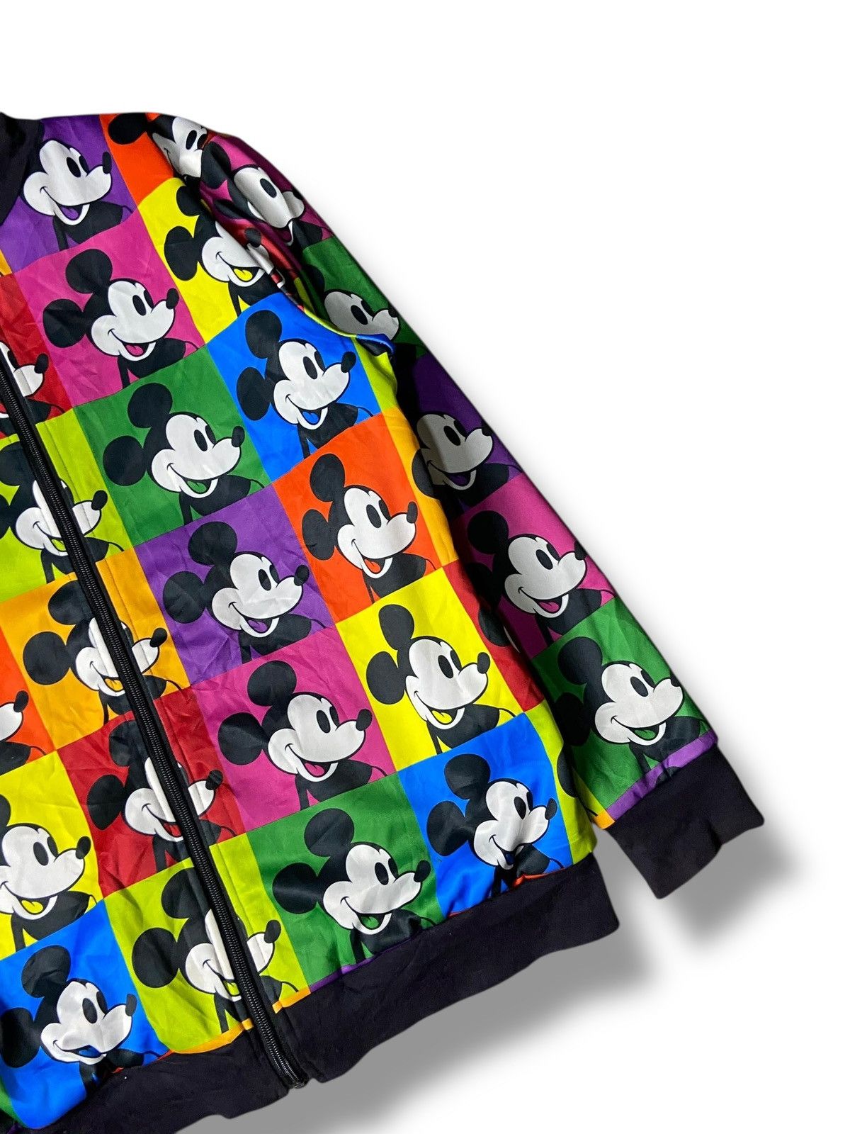 Japanese Brand Baby Doll Mickey Overprint Reversible Fleece Jacket (156) Size US L / EU 52-54 / 3 - 4 Thumbnail