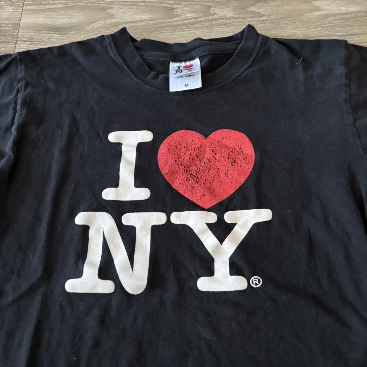 Vintage Crazy Vintage Y2K/2000s Black “I Love NY” Skater Grunge Graphic Tee! Fits S Size US S / EU 44-46 / 1 - 2 Thumbnail