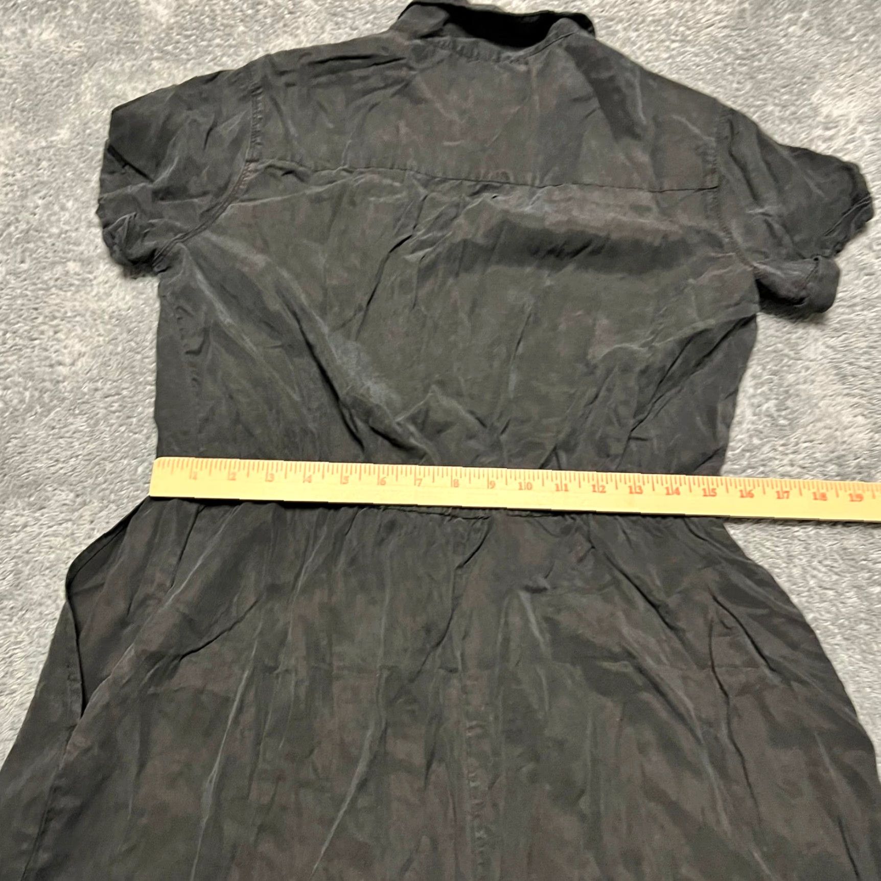 Abercrombie & Fitch Abercrombie & Fitch Romper Womens Large Short Sleeve Utility Romper Black Shorts Size 36" / US 14 / IT 50 - 4 Thumbnail