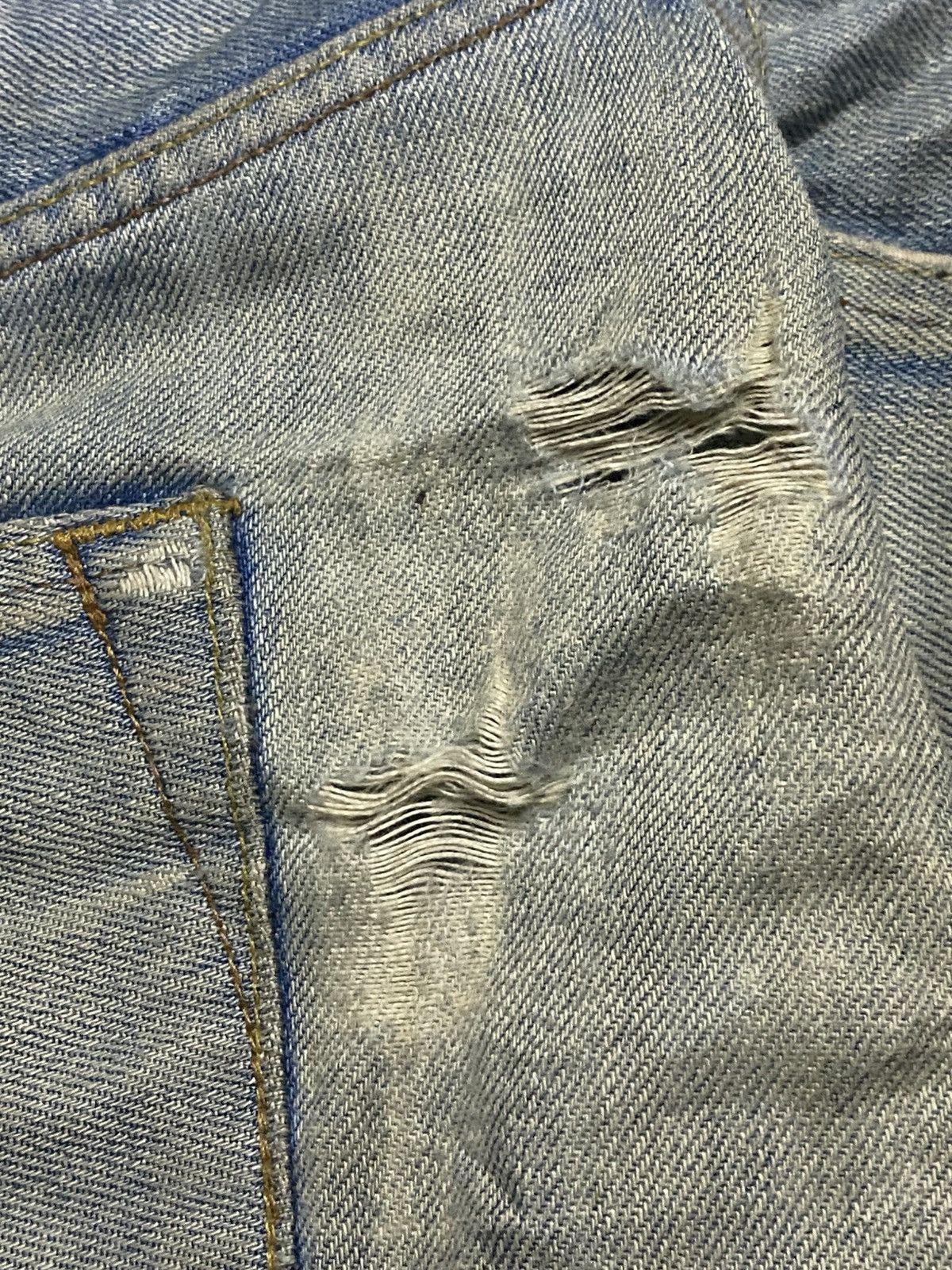 Volcom Vintae Volcom Crazy Mud Wash Distressed Baggy Jeans Size US 31 - 13 Thumbnail