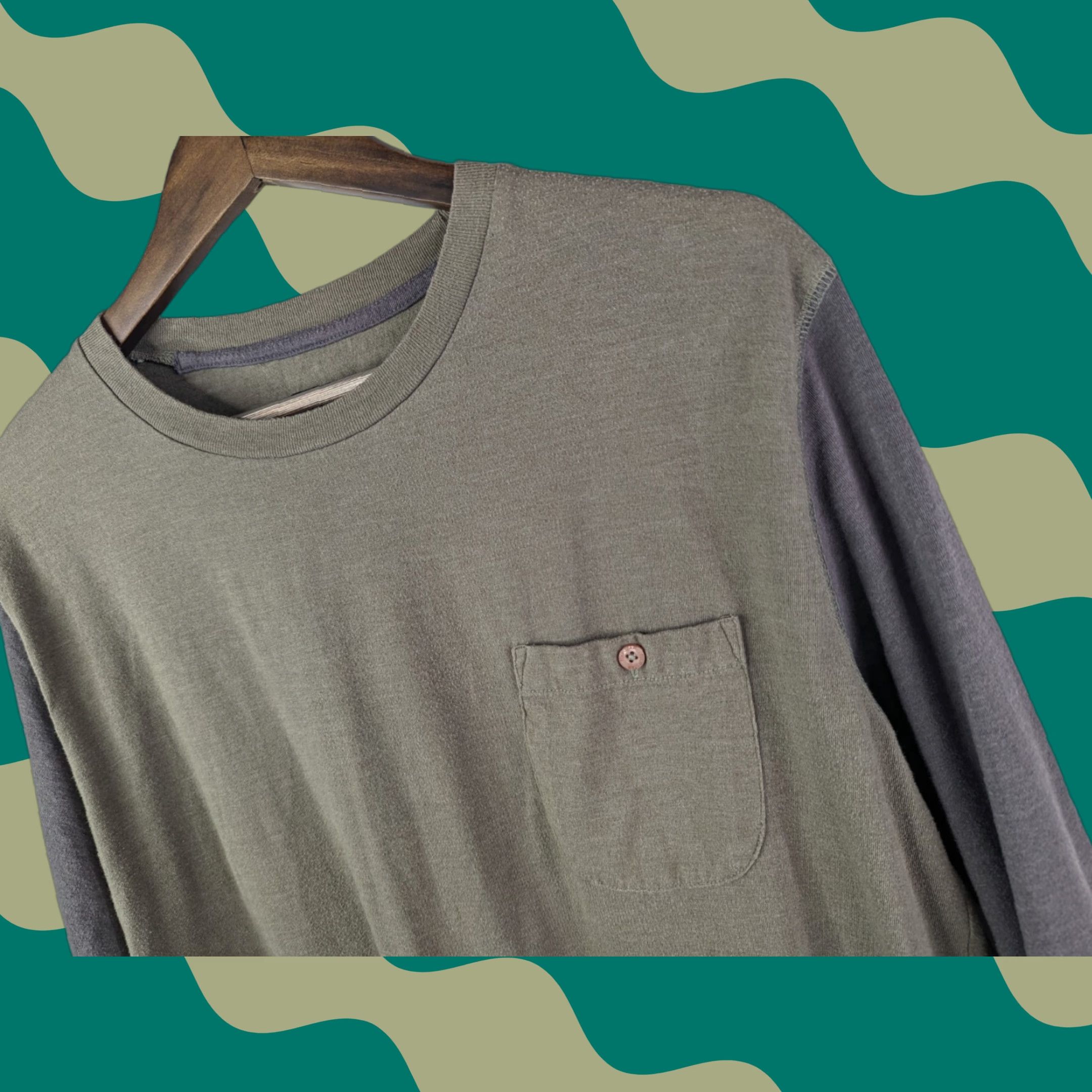 Vintage Fourstar Raglan Tee 3/4 sleeve Baseball Shirt Men's Size Large Skate Pocket Gray Stars Shirt Mens L Size US L / EU 52-54 / 3 - 1 Thumbnail
