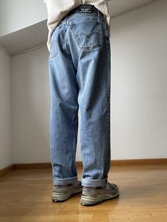 Y2k Vintage Sean John Wide Leg Baggy Loose Fitting Denim Jeans 36x30