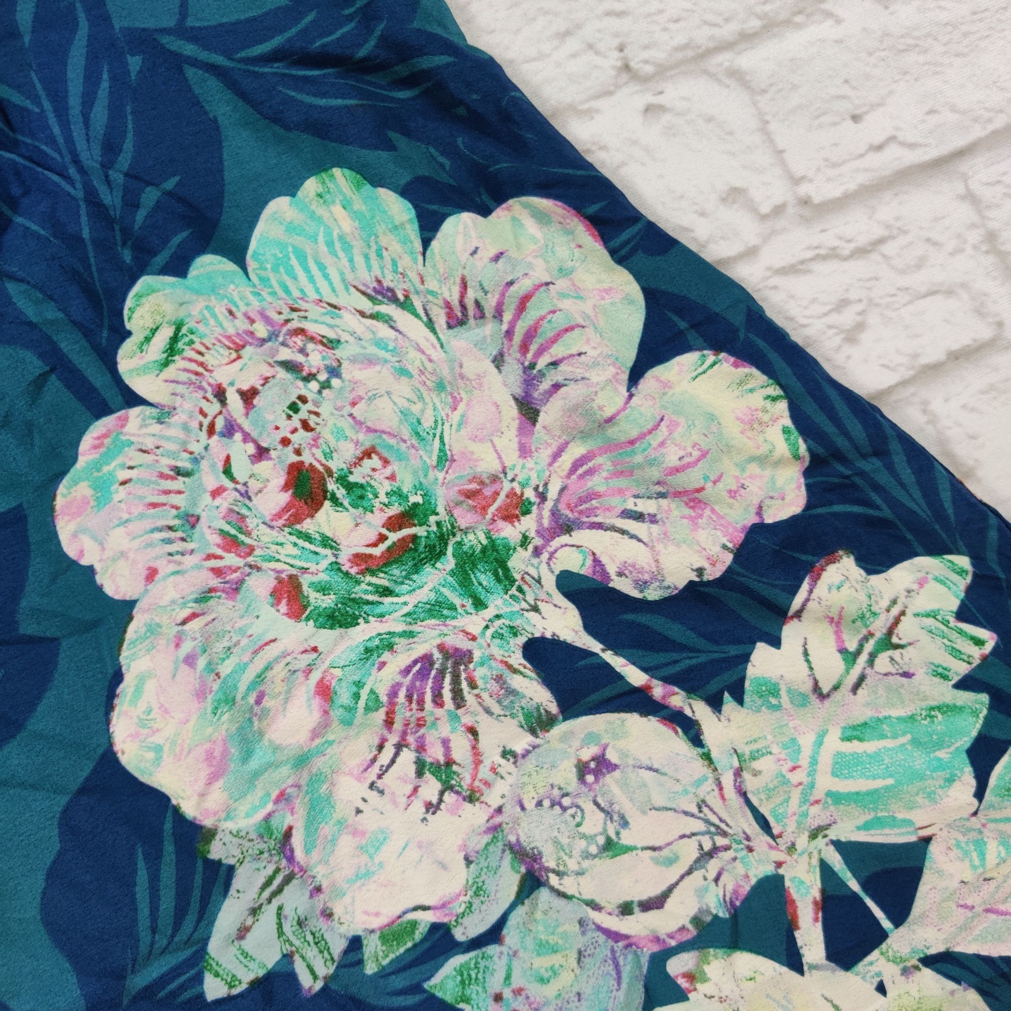 Other Maeve 2 Teal Cold Shoulder Floral A-Line Dress Romantic Femi Size XS / US 0-2 / IT 36-38 - 7 Thumbnail