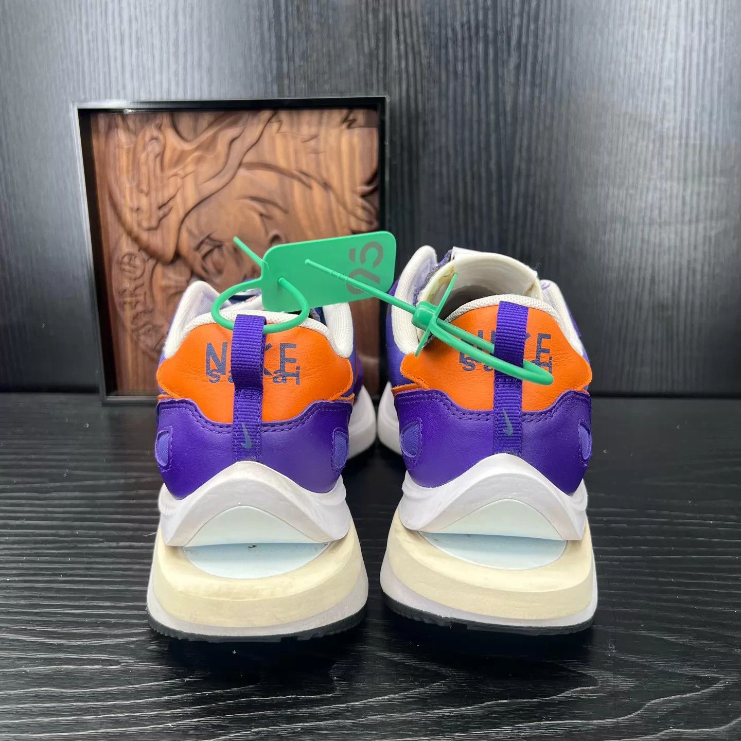 Nike sacai vaporwaffle Purple Gold 43 Near New Size US 10 / EU 43 - 5 Thumbnail