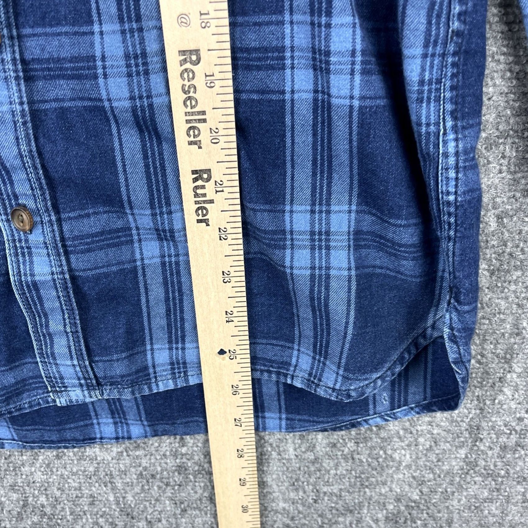 Freenote Cloth Freenote Cloth Shirt Mens Small Blue Plaid Flannel Woven Japan Fabric USA Made Size US S / EU 44-46 / 1 - 6 Thumbnail