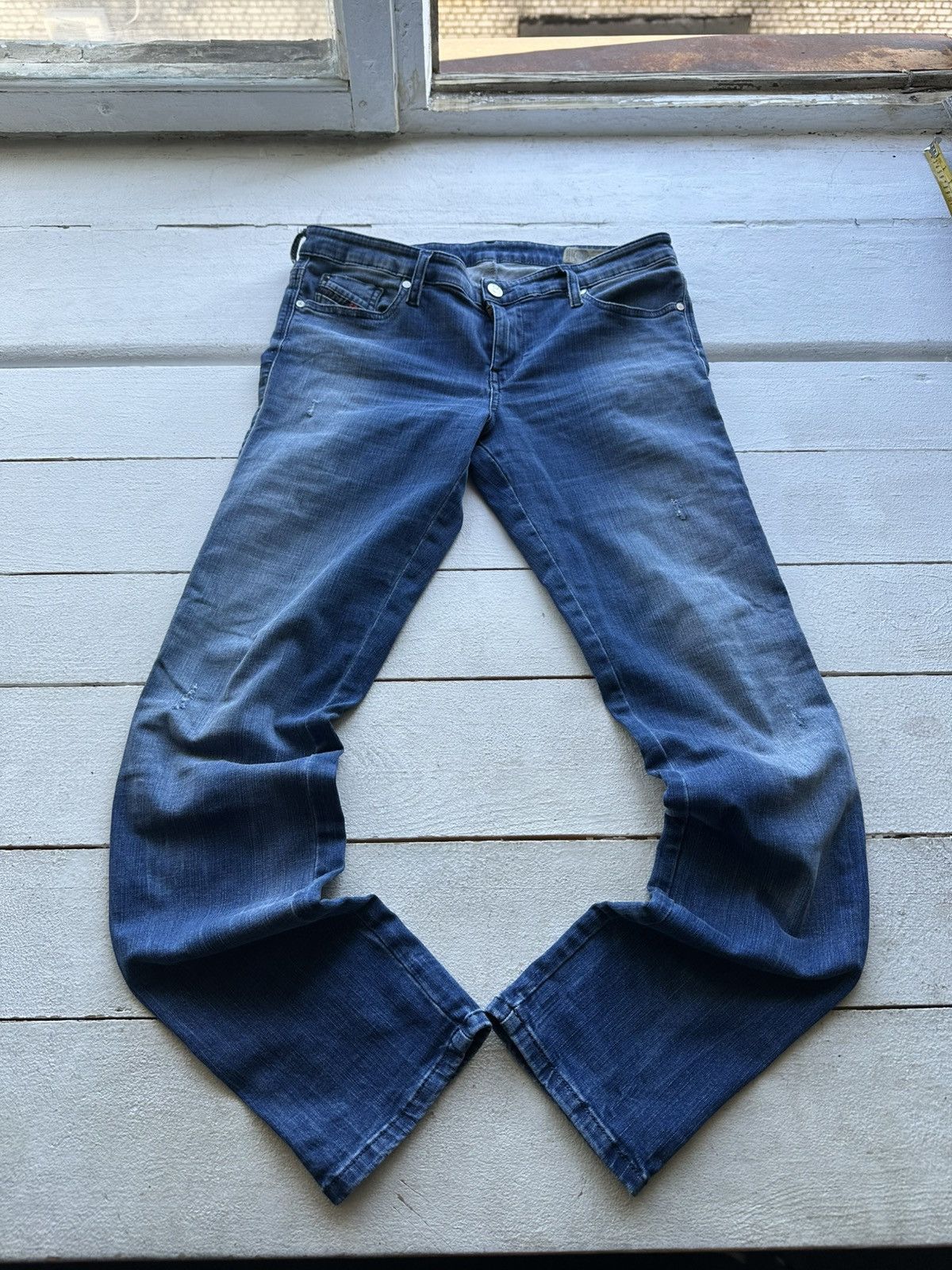 Diesel 🚨Gothic Diesel Regular Slim relax Flared Jeans Womens Size 32" / US 10 / IT 46 - 1 Thumbnail