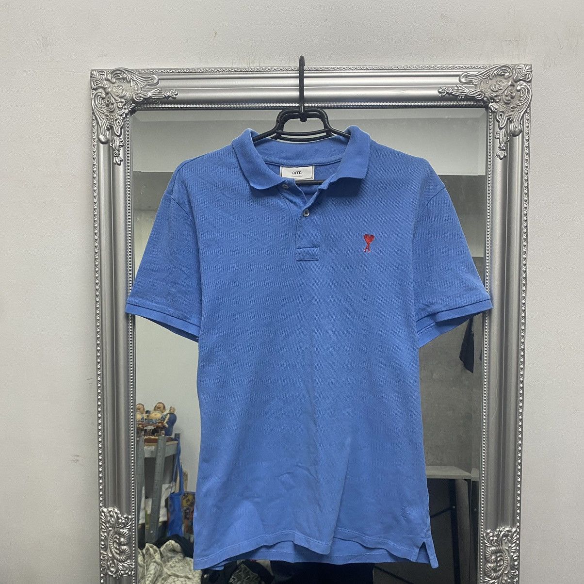 AMI Ami Polo Shirt Small Logo Tee Size US L / EU 52-54 / 3 - 1 Thumbnail