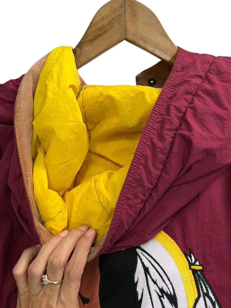 NFL Vintage 90’s Starter Red Skins Hoodie Size US XL / EU 56 / 4 - 9 Thumbnail