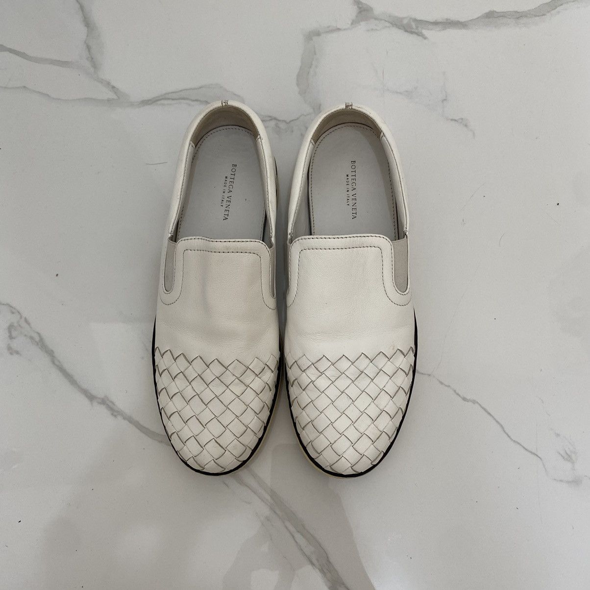 Bottega Veneta Bottega Veneta Intrecciato Slip on Sneakers Size US 7.5 / IT 37.5 - 5 Thumbnail