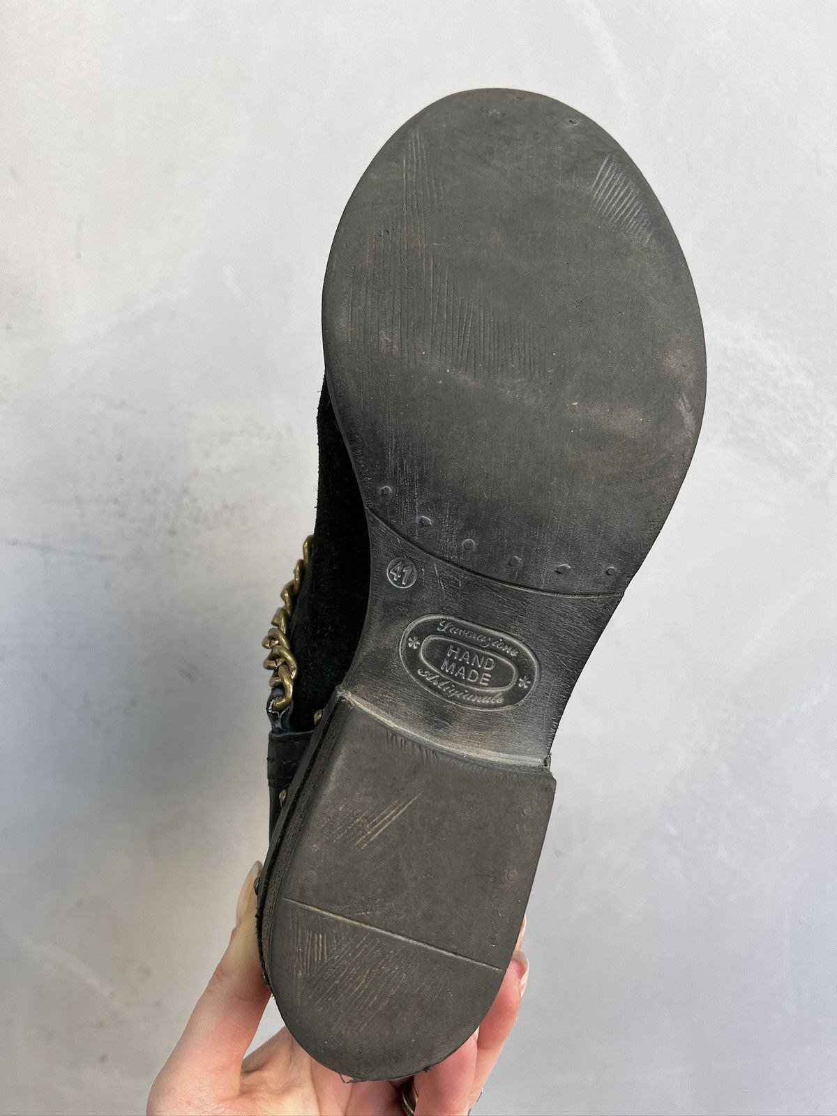 Hedi Slimane Rare hedi slimane style leather suede western boots hype Size US 8 / EU 41 - 10 Thumbnail