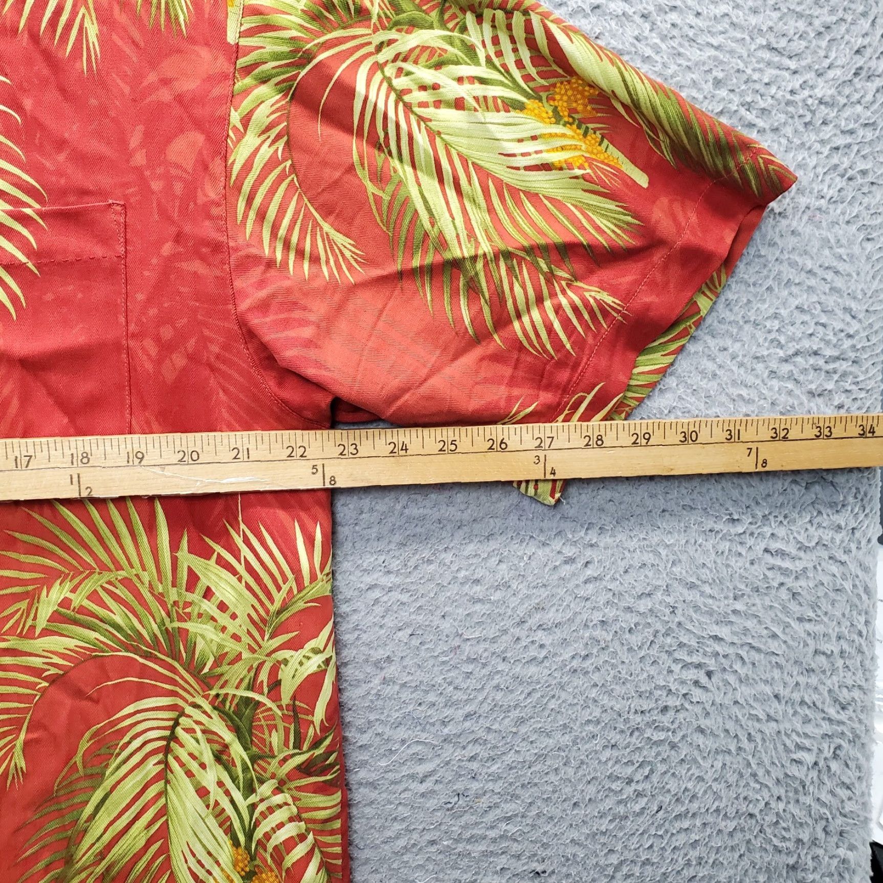 Tommy Bahama Tommy Bahama Mens Shirt Color Multicolor Palms Tree Short Sleeve Button-Up Large Size L Size US L / EU 52-54 / 3 - 4 Thumbnail
