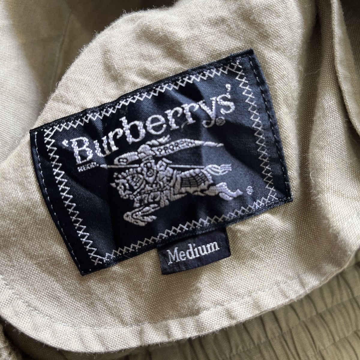 Burberry × Burberry Prorsum × Vintage Vintage 80s Burberrys Prorsum Bomber Light Jacket Japan Size US M / EU 48-50 / 2 - 3 Thumbnail