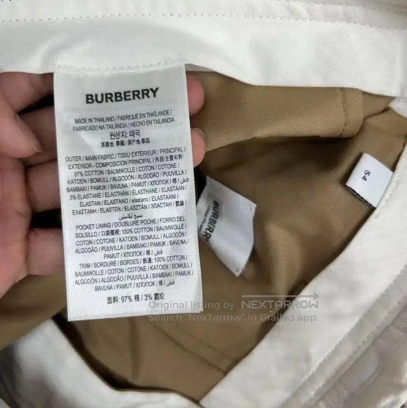 Burberry Burberry Summer Khaki Cotton Pants for Men. Size US 44 / EU 60 - 4 Thumbnail