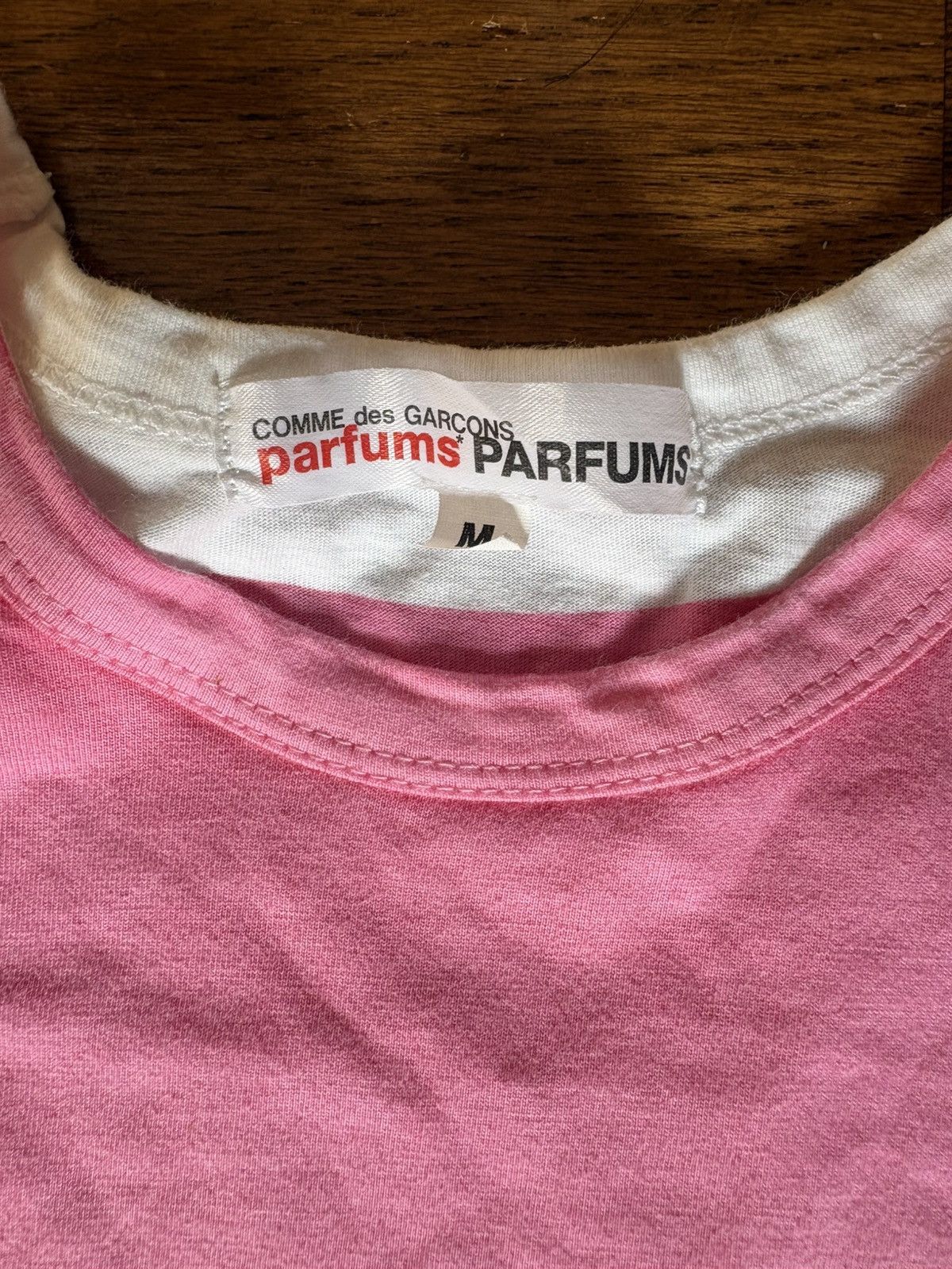 Comme des Garcons comme des garcons parfums Pink T-shirt Size M Size US M / EU 48-50 / 2 - 2 Thumbnail