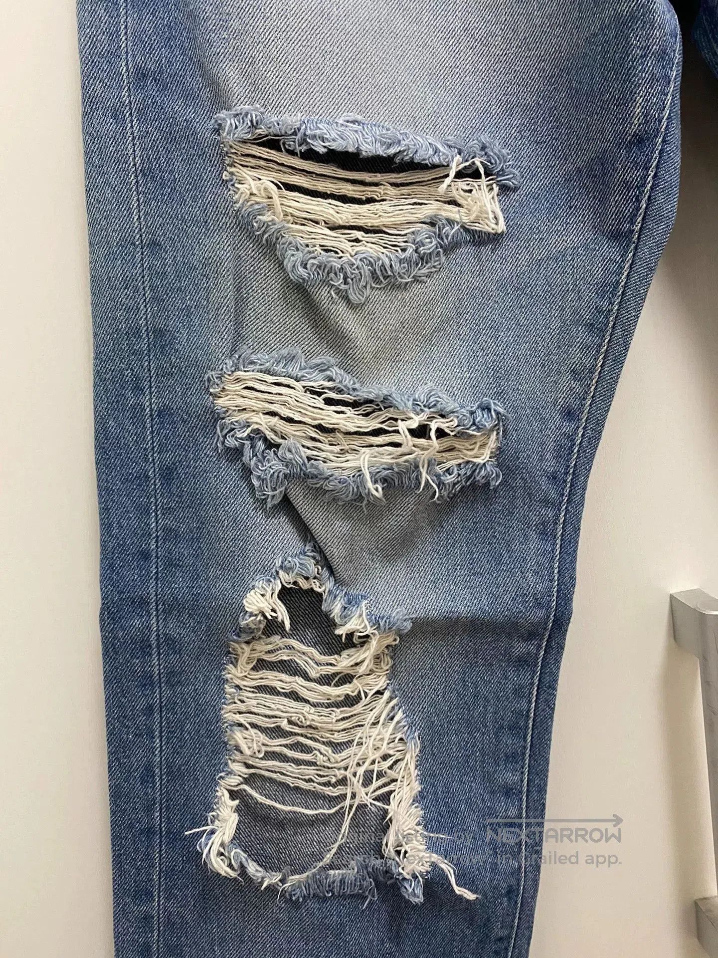 Ambush Design Ambush Washed Distressed Ripped Jeans. Size US 38 / EU 54 - 4 Thumbnail