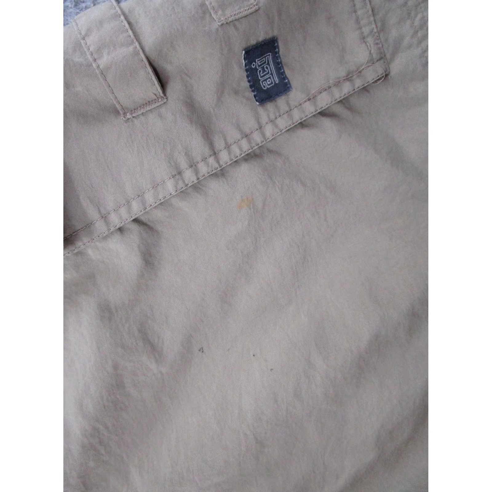 Nike ACG VINTAGE Nike ACG Cargo Shorts Mens XL Belted Elastic Waist Beige Cotton 90s 00s Cargo Pocket Mens Size US 36 / EU 52 - 2 Thumbnail