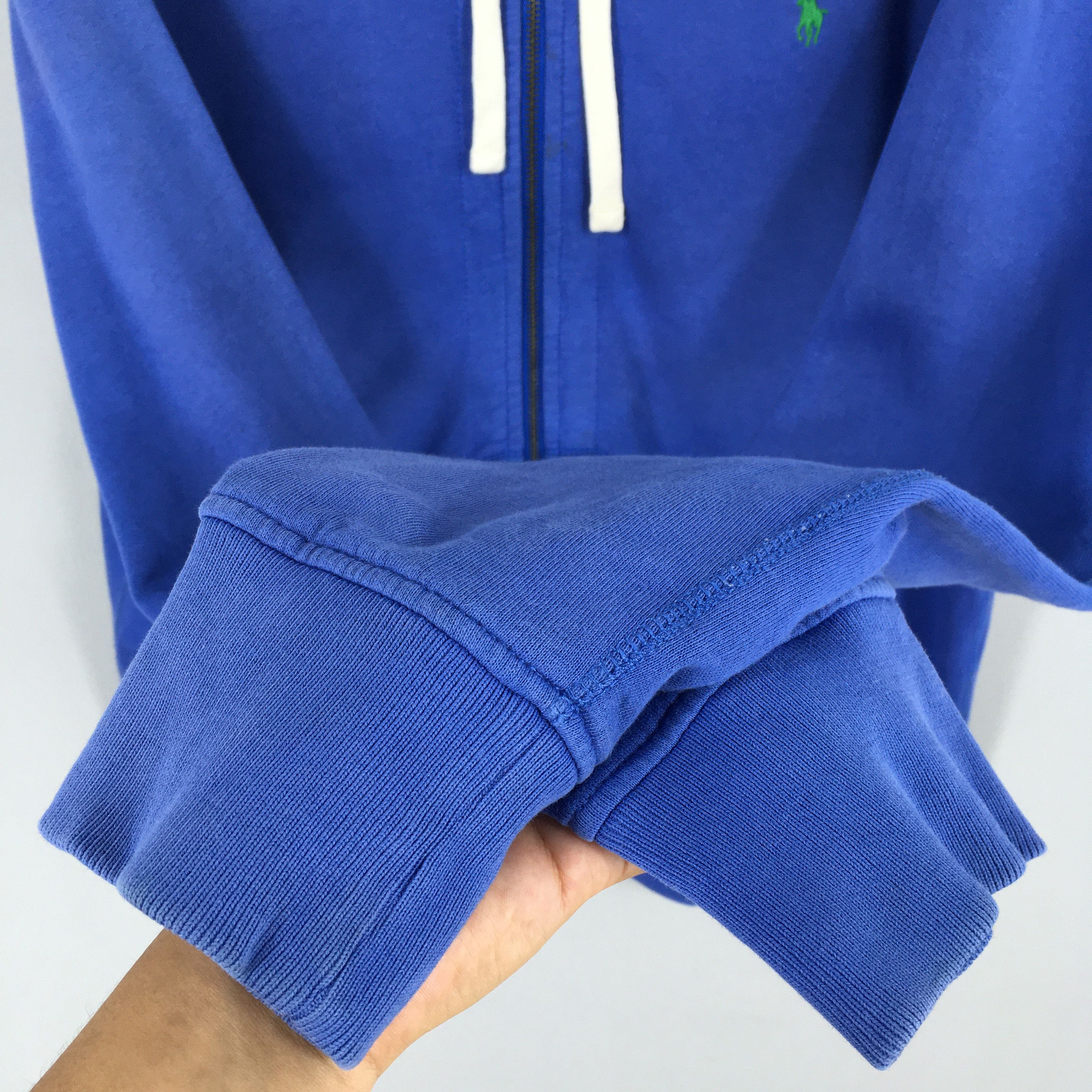 Denim & Supply Ralph Lauren × Polo Ralph Lauren × RRL Ralph Lauren Vintage Polo Ralph Lauren Polo Pony Blue Hoodie Large Size US L / EU 52-54 / 3 - 4 Thumbnail