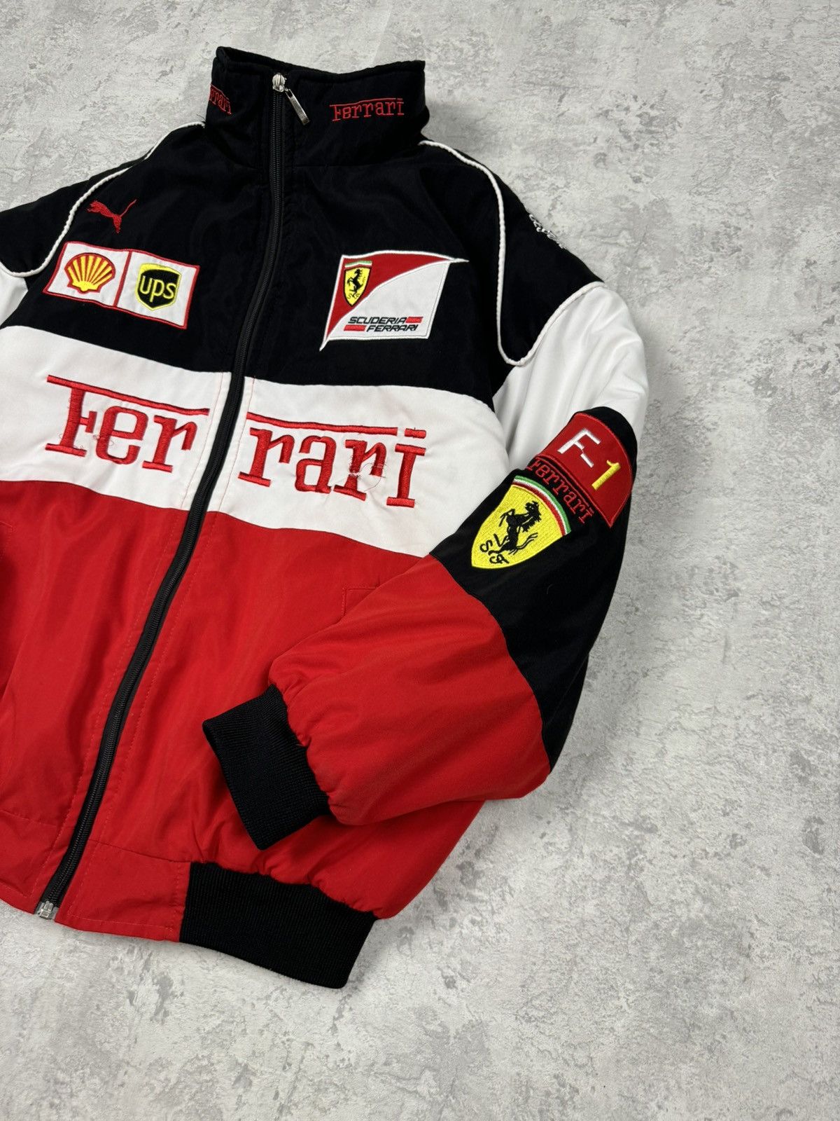 Ferrari Ferrari F1 Racing Moto Jacket Size M Size US M / EU 48-50 / 2 - 3 Thumbnail