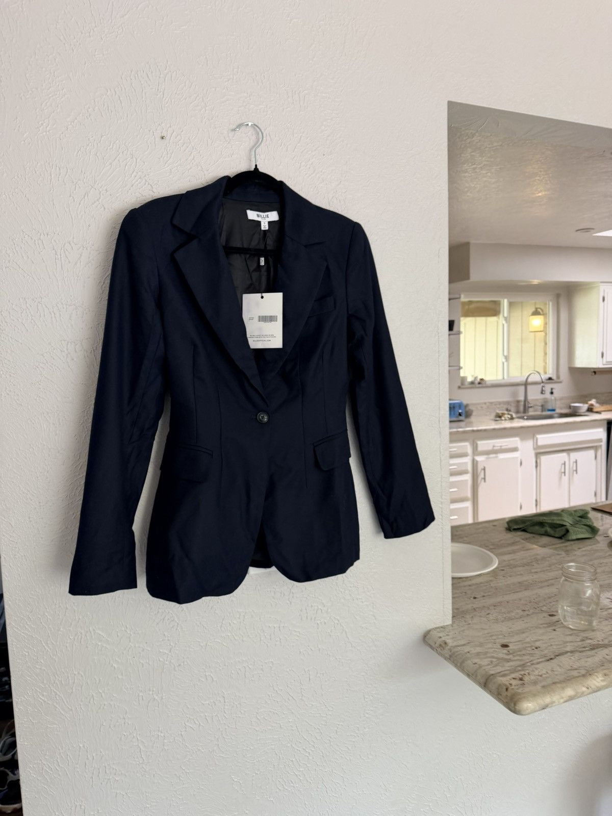 Other Billie the label Jamie blazer midnight blue jacker NWT S Size S / US 4 / IT 40 - 9 Thumbnail