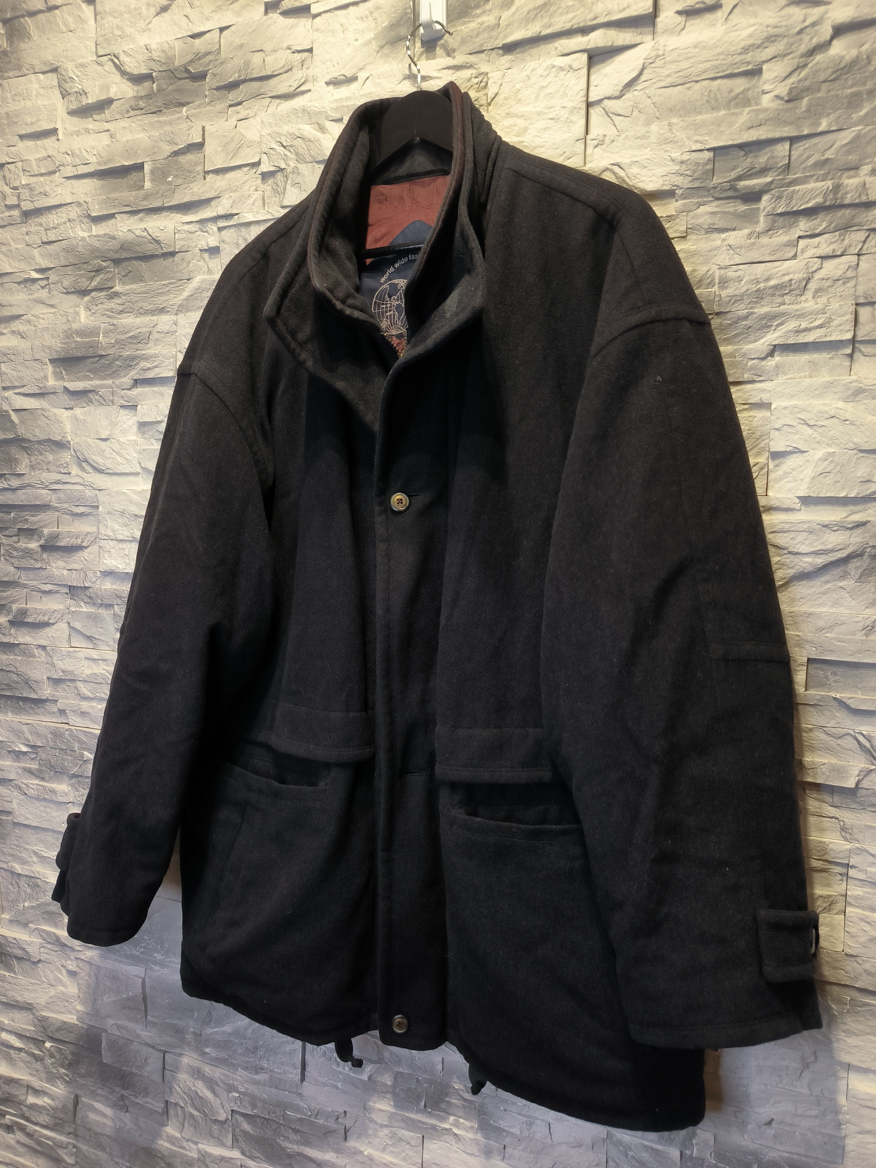 Bugatti × Goretex Bugatti Coat Gore-Tex Cashmere Wool Black Size US XL / EU 56 / 4 - 4 Thumbnail
