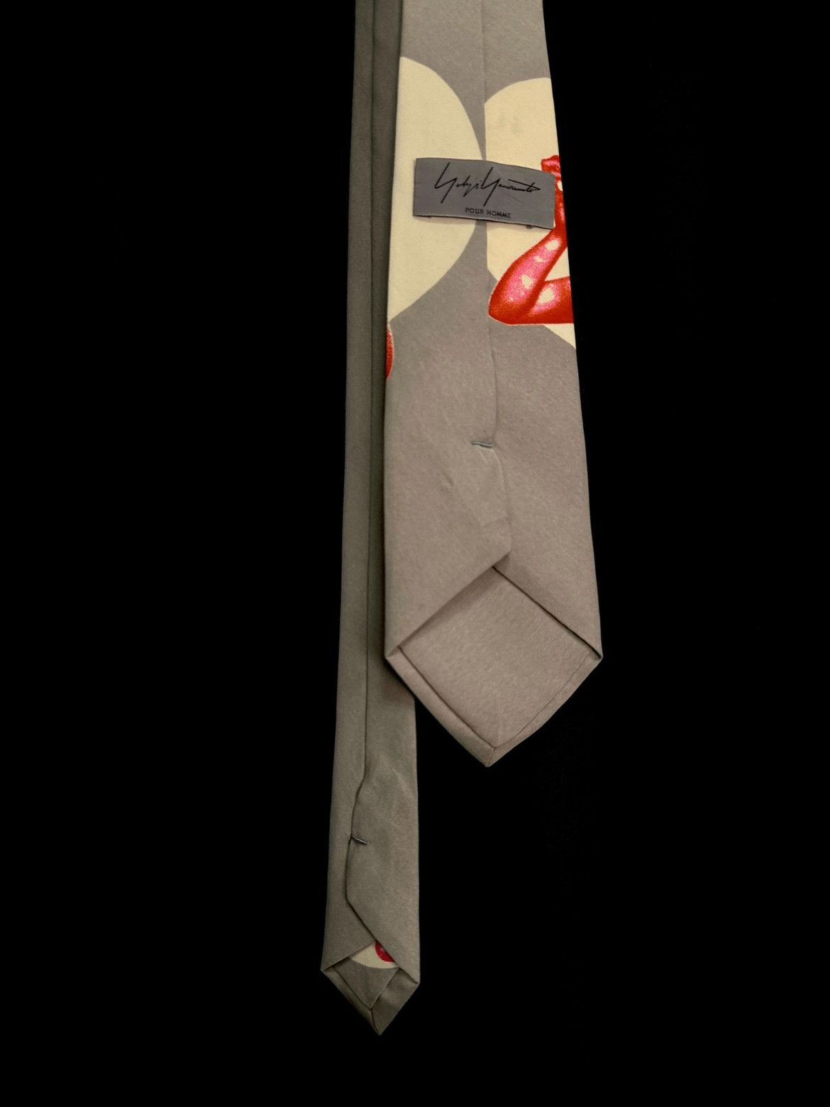 Yohji Yamamoto Yohji Yamamoto Pour Homme 91AW Calling Beauty Tie Size ONE SIZE - 4 Thumbnail